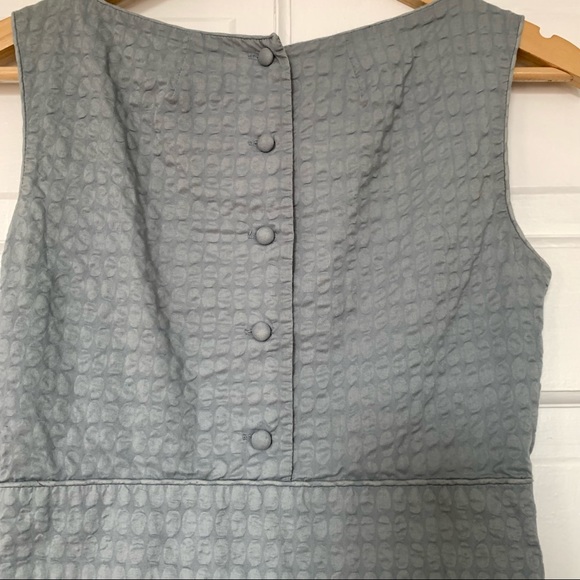 J. Crew A-Line Sleeveless Retro Dress Pockets Gray - Picture 12 of 12